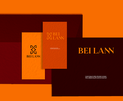 Bei Lann (men's and women's accessories brand) - Logo accessories branding corporate design graphic design jewerly logo stationery vector
