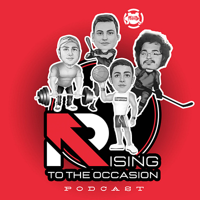 Rising To The Occasion Podcast design graphic design podcast design