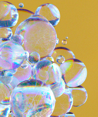 Bubbles | 3D Image 3d animation c4d cinema4d design graphic design illustration motion graphics ui