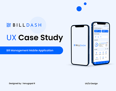 BillDash - Bill Management Mobile Application app bill management bill manager design finance app ui ux uxui design