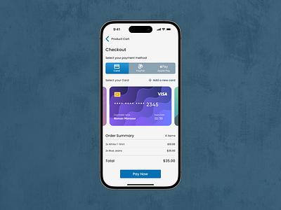 Daily UI Challenge #002 - Credit Card Checkout app dailyui design graphic design ui ux