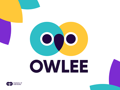 Owlee Brand books design graphic design logo owl publisher vector