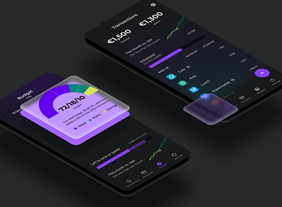 Mamani - Financial Management & Family Budget Planner android app budget budget planner dark dark theme design financial ios product design startup ui ux