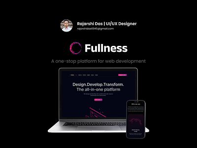 Fullness.io - A one-stop platform for web development agency mobile ui web design web development website