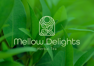 Mellow Delights Herbal Tea Branding branding brandingdesign design graphic design illustration logo typography vector