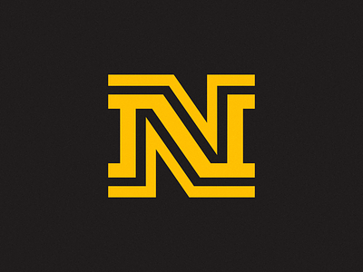 Getting Schooled ben stafford branding custom design geometric inline letter n logo mark north school slab serif vector wide