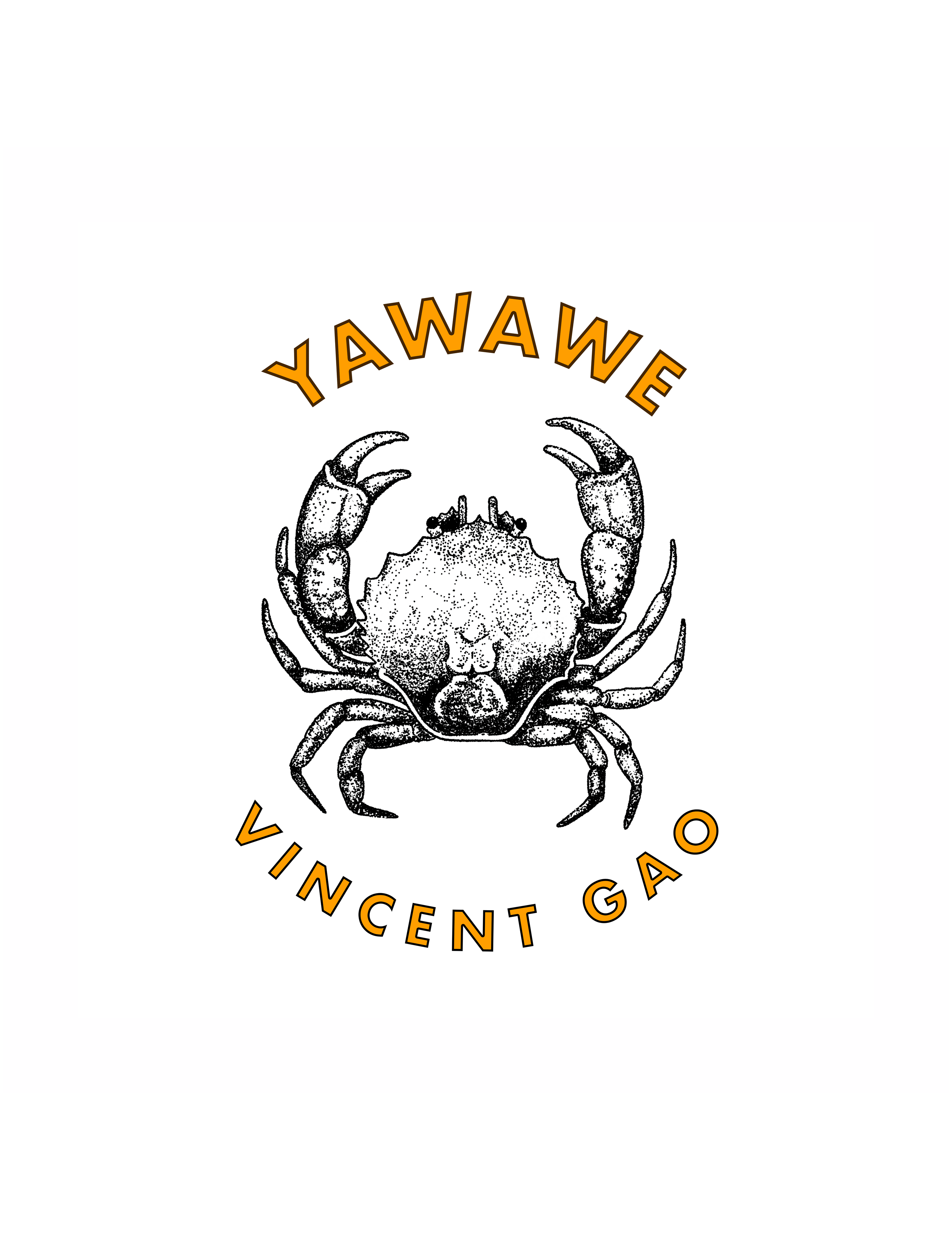 VINCENT GAO - YAWAWE artwork branding design graphic design handmade ill illustration logo vector