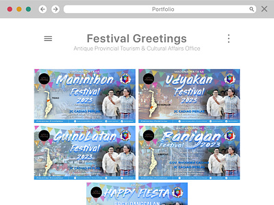 Festival Greetings antique philippines festival greeting festive graphic design