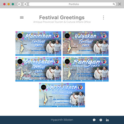 Festival Greetings antique philippines festival greeting festive graphic design