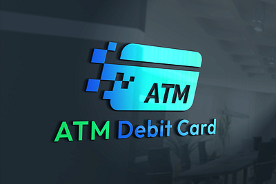 ATM DEBIT CARD LOGO atm logo badage logo brand identity brand style guides branding crypto lgo crypto token custom logo cyber security logo design illustration logo modern logo tech brand tech logo technology logo ui