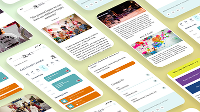 Christian Academy of Little Saints figma mobile redesign ui ux website