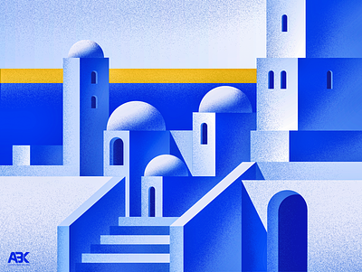 Greece 04 ancient blue branding colorfull design graphic design greece illustration minimal sea summer vector