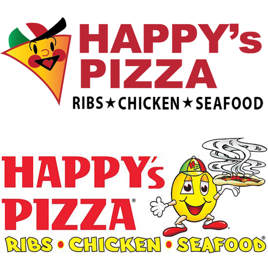 Logo Rebranding Happy's Pizza by Caleb N. on Dribbble