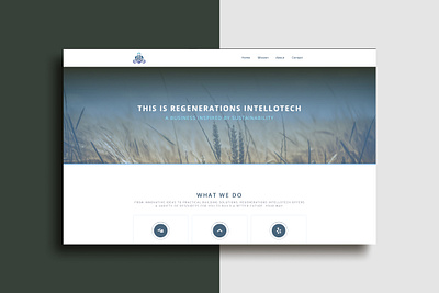 Regenerations Intellotech Website Design advertising art brand business clean design graphic design identity minimal ui web web design website