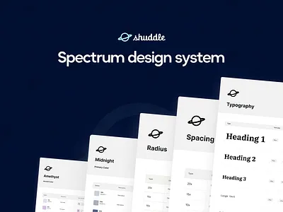 Case study: Shuddle Design System design graphic design ui ux