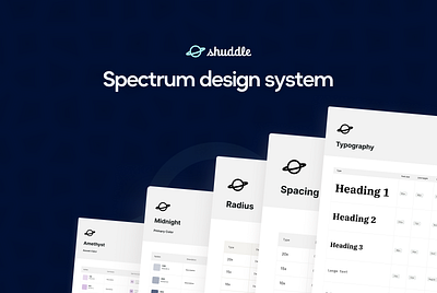 Case study: Shuddle Design System design graphic design ui ux