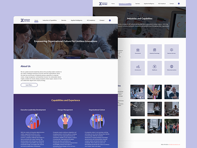 Redesign & Prototype Website for a Leadership Advisory Firm branding prototype redesign ui ux ux design ux process uxui design web design