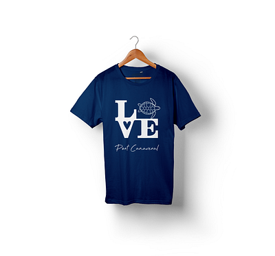 LOVE Port Canaveral Shirt advertising art branding clean design identity illustration logo merchandise merchandise design minimal