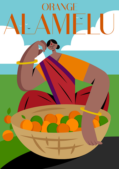 ORANGE ALAMELU adobe character design design digitalart illustration