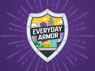 Everyday Armor Logo armor church city design illustration illustrator logo photoshop shield