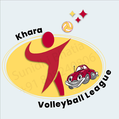 volleyball logo app design banner design graphic design illustration logo photoshop ui