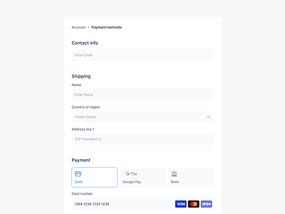 Payment & Shipping 🚚 address card number checkoutprocess contact info contactinfo cvc expressshipping fastshipping freeshipping internationalshipping modals money payment methods paymentoptions paymentsecurity paymentsuccessful securepayment segushkin shippingdiscounts shippingtime