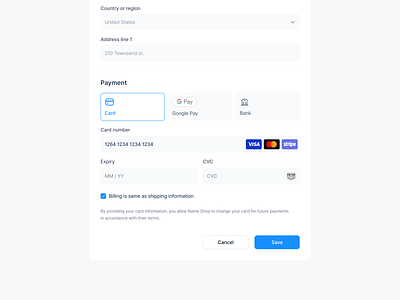 Payment Method Settings 💳 card number contact info ecommercepayments google pay money onlinepayments payment payment methods paymentautomation paymentconfigurations paymentmethods paymentnotifications paymentpolicies paymentprocessing paymentsecurity paymentsettings paymentsolutions securepayments sergushkin shipping