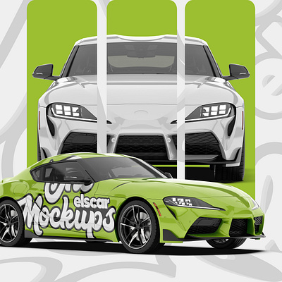 Sport Car Mockup - 005 3d advertising branding design graphic design illustration marketing