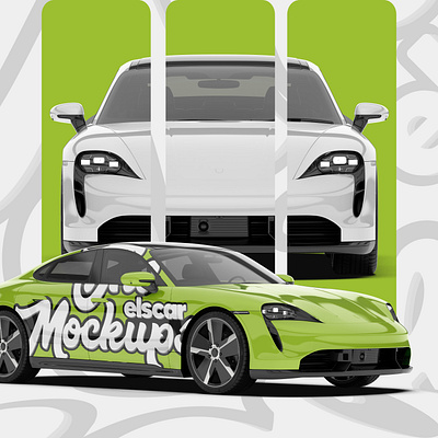 Sport Car Mockup - 008 3d advertising branding design graphic design illustration logo marketing