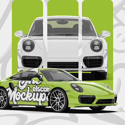 Sport Car Mockup - 011 3d advertising branding design graphic design illustration logo marketing