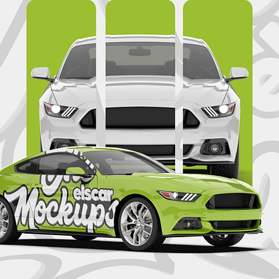 Sport Car Mockup - 013 3d advertising branding design graphic design illustration logo marketing