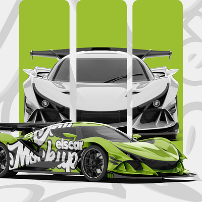 Sport Car Mockup - 014 advertising branding design graphic design illustration logo marketing