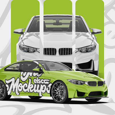 Sport Car Mockup - 017 advertising branding design graphic design graphics illustration logo marketing