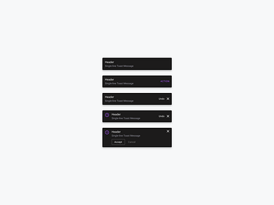 Snackbar component accept action button cancel component components design design system google drive header icon message minimal sergushkin snackbar snackbars ui ux web website