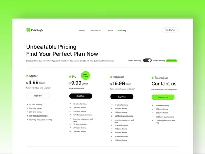 Pricing Table UI ai ui comparison ui price price table priceui pricing ui pricing webdesign pricing website table ui ui web ui website pricing