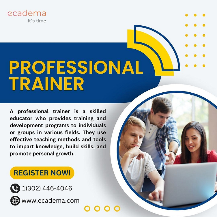 Professional Trainer By Ecadema On Dribbble