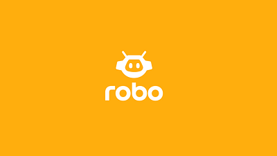 robot logo ai bot droid friend friendly logo minimal robot