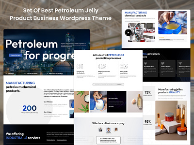 Glamoria - Petroleum Jelly Business WordPress Theme wholesalers