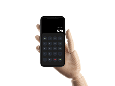 Simple calculator design dailyui ui