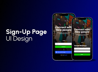 Sign-Up Page UI Design app ui design app ui screen app ui screen design screen design screen ui design sign up page design ui ui design ux
