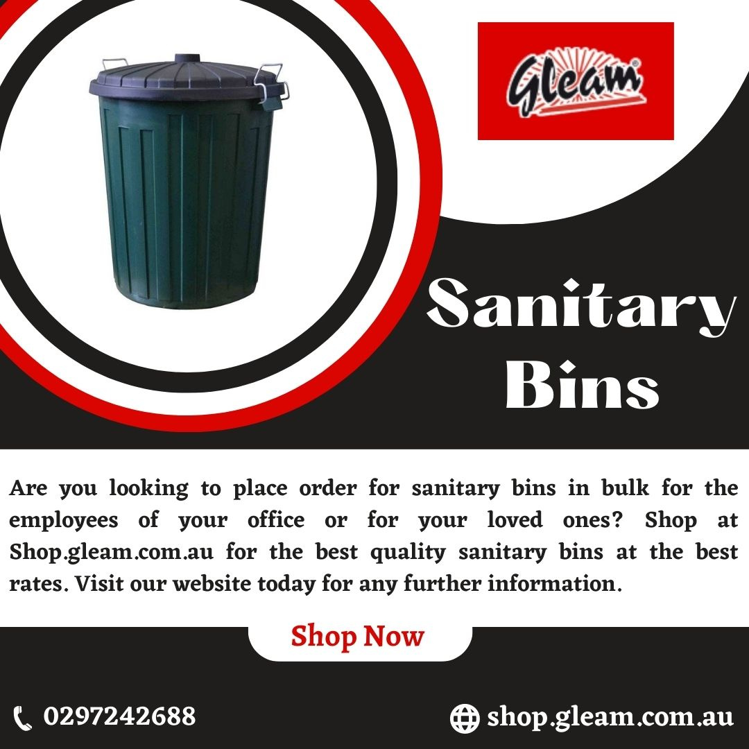 Sanitary Bins by Forever Gleam on Dribbble