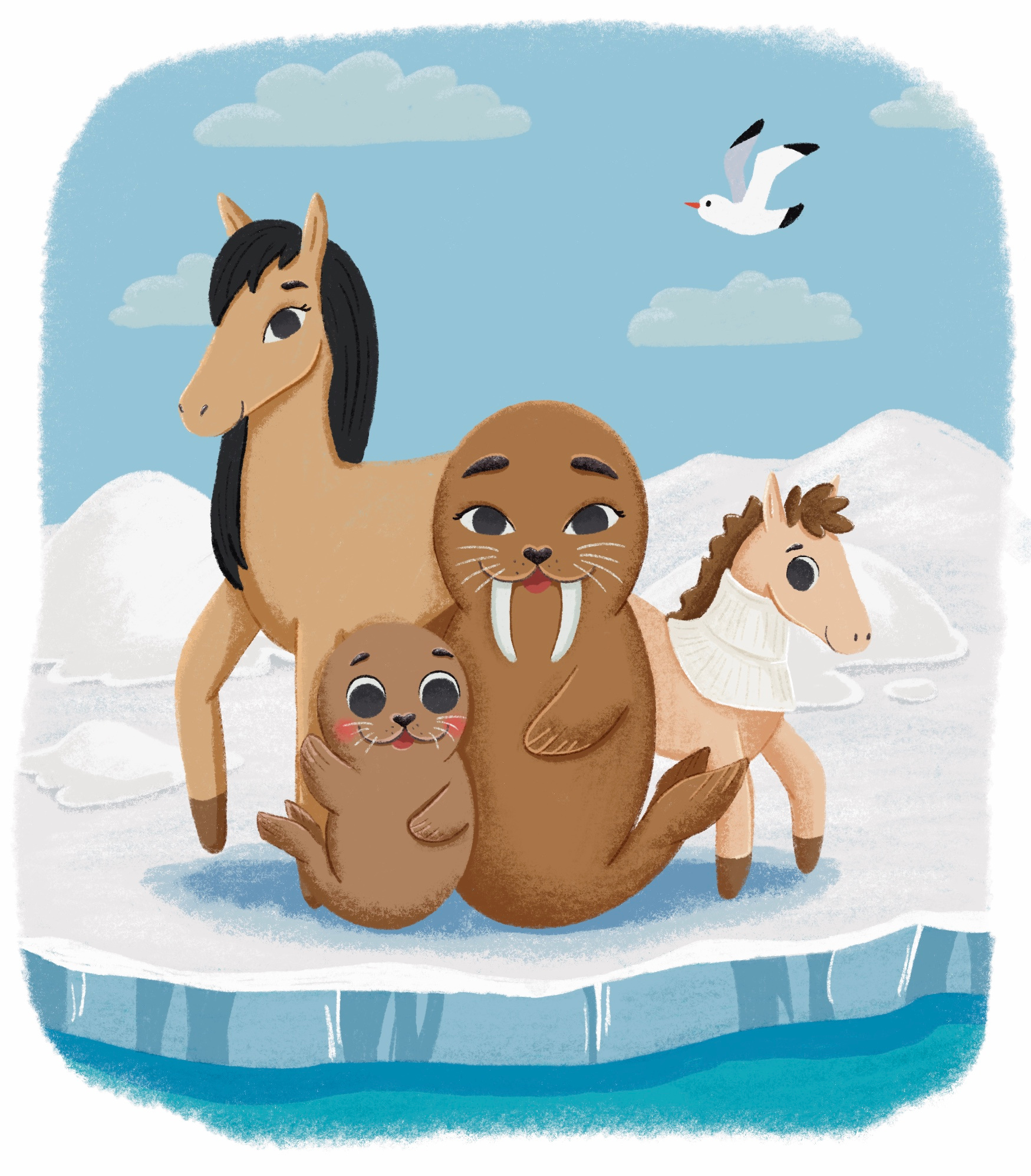 Children’s book app branding design graphic design illustration