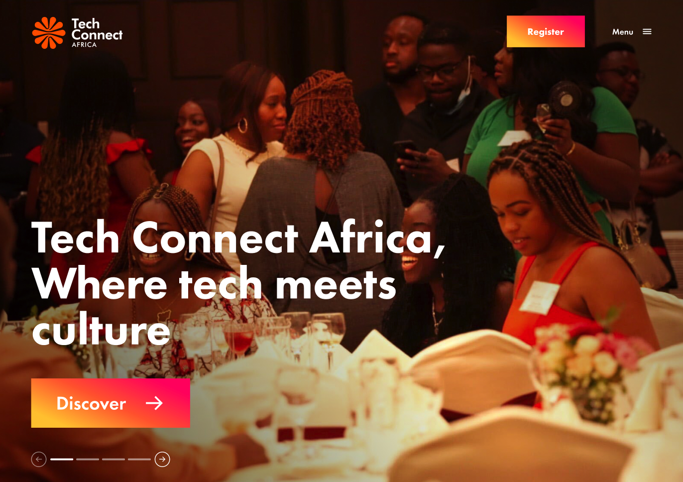 Tech Connect Africa branding design ghana stem tech ui ux website