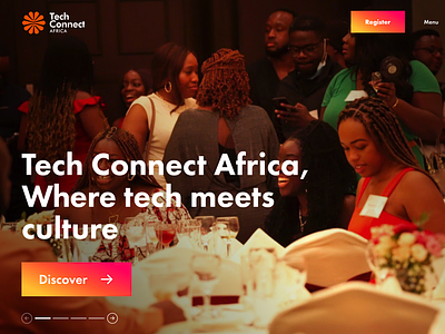 Tech Connect Africa branding design ghana stem tech ui ux website