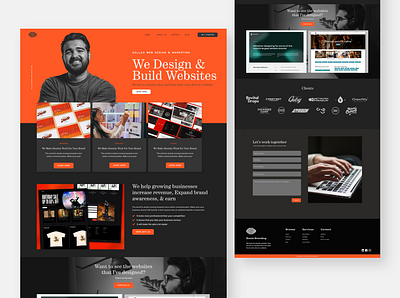 Boost Branding website Dark mode design agency branding design graphic design product design ui ux web website