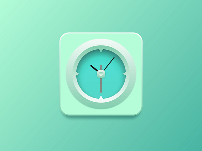 2.5D Clock 3d animation app branding graphic design icons illustration logo minimal ui