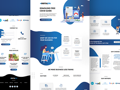 Landing Page for Accountant branding clickfunnel clickfunnels design digital marketing figma funnels illustration landing page marketing optin sales sales page ui uiux user interface ux vector webpage website