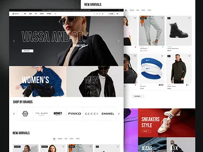 E-commerce website design by WebMedia design graphic design landing page web design website website design