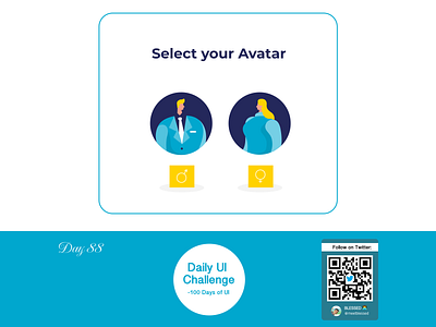 Day 88 Task: Design an avatar. #DailyUI avatar dailyui design figma inspiration ui