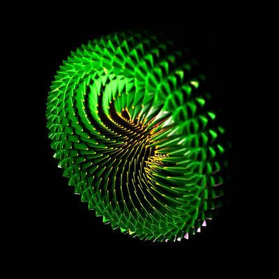 Fractal Cacti x C4D 3d animation motion graphics